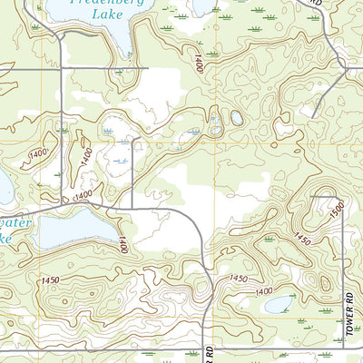 United States Geological Survey Fredenberg, MN (2022, 24000-Scale) digital map