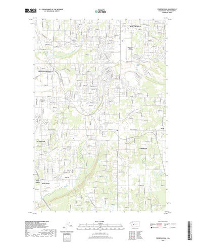 United States Geological Survey Frederickson, WA (2020, 24000-Scale) digital map