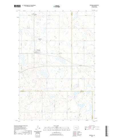 United States Geological Survey Fredonia, ND (2020, 24000-Scale) digital map