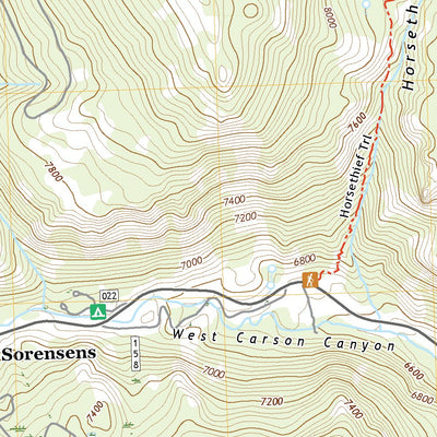 United States Geological Survey Freel Peak, CA (2022, 24000-Scale) digital map