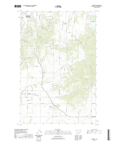 United States Geological Survey Freeman, WA (2020, 24000-Scale) digital map