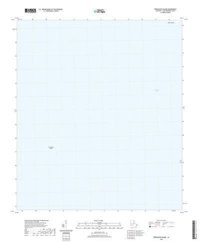 United States Geological Survey Freemason Island, LA (2020, 24000-Scale) digital map