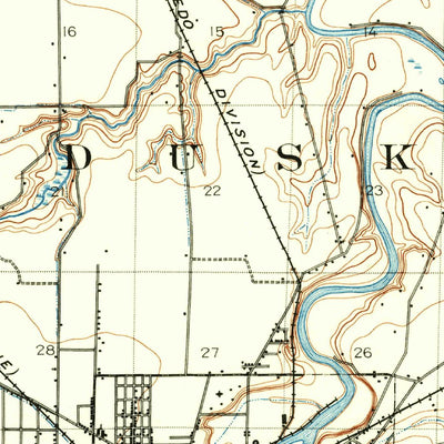 United States Geological Survey Fremont, OH (1901, 62500-Scale) digital map