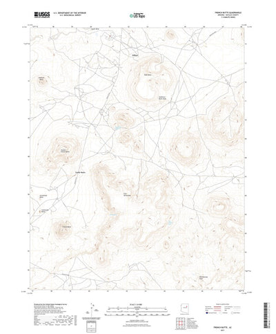 United States Geological Survey French Butte, AZ (2021, 24000-Scale) digital map