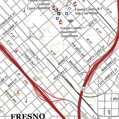 United States Geological Survey Fresno South, CA (2021, 24000-Scale) digital map