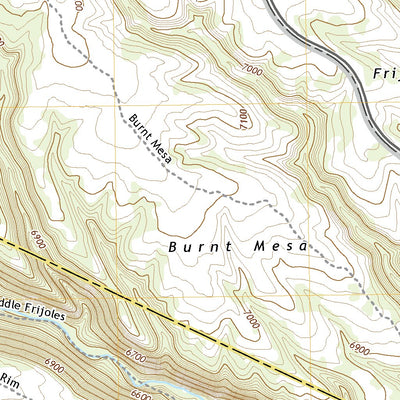 United States Geological Survey Frijoles, NM (2020, 24000-Scale) digital map