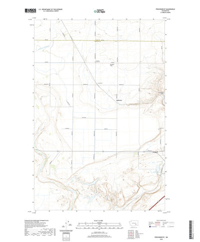 United States Geological Survey Frischknecht, WA (2020, 24000-Scale) digital map