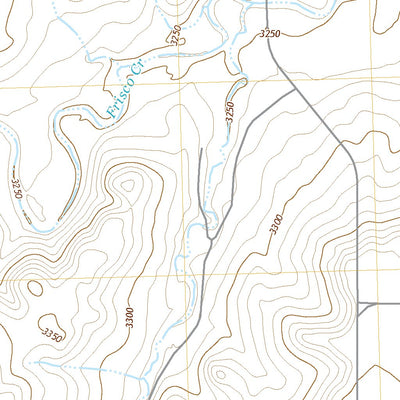 United States Geological Survey Frisco Creek West, TX (2022, 24000-Scale) digital map