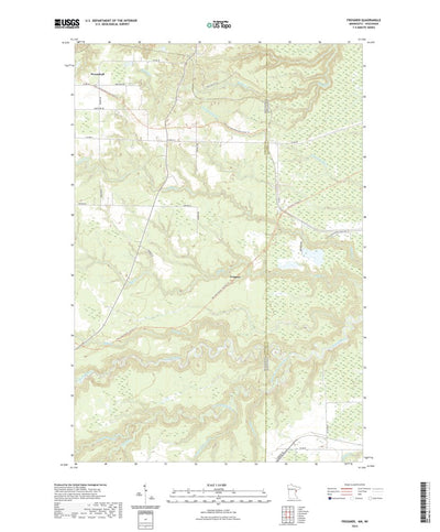 United States Geological Survey Frogner, MN (2022, 24000-Scale) digital map