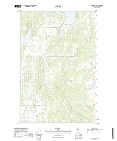 United States Geological Survey Frontenac Lake, MN (2022, 24000-Scale) digital map