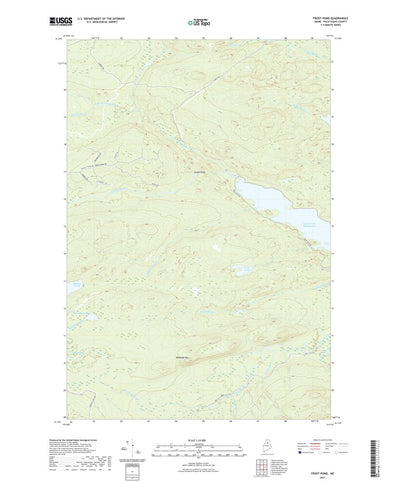 United States Geological Survey Frost Pond, ME (2021, 24000-Scale) digital map