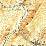 United States Geological Survey Frostburg, MD-WV-PA (1898, 62500-Scale) digital map