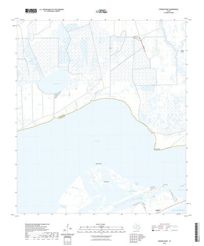 United States Geological Survey Frozen Point, TX (2022, 24000-Scale) digital map