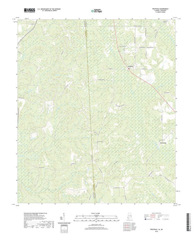 United States Geological Survey Fruitdale, AL (2020, 24000-Scale) digital map