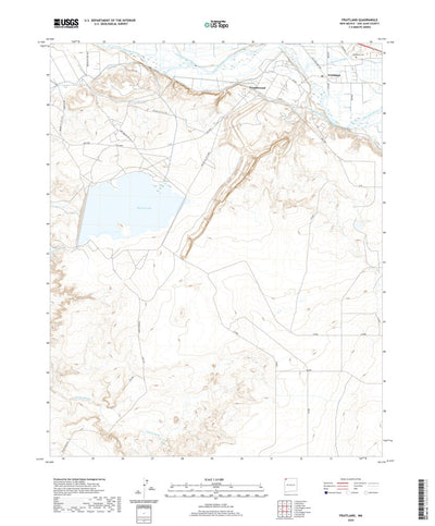 United States Geological Survey Fruitland, NM (2020, 24000-Scale) digital map