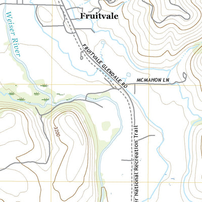 United States Geological Survey Fruitvale, ID (2020, 24000-Scale) digital map