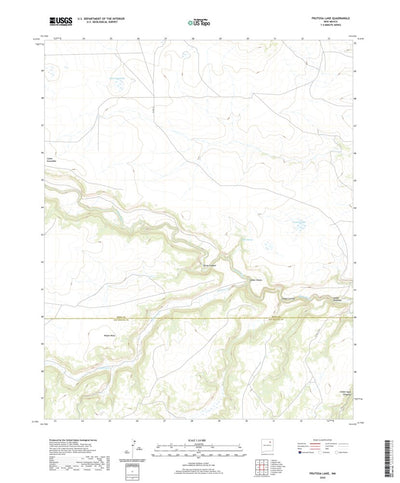 United States Geological Survey Frutosa Lake, NM (2020, 24000-Scale) digital map
