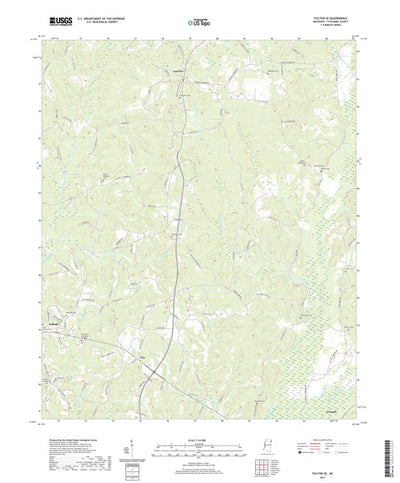 United States Geological Survey Fulton SE, MS (2021, 24000-Scale) digital map