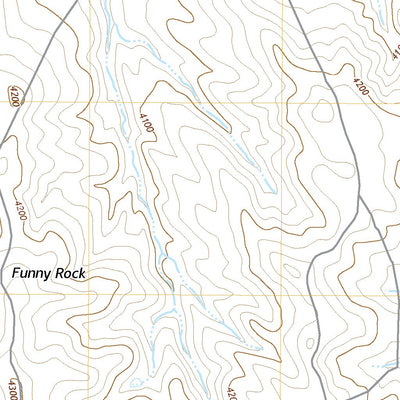 United States Geological Survey Funny Rock, WY (2021, 24000-Scale) digital map