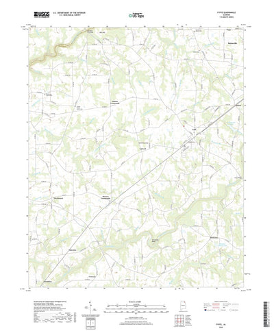 United States Geological Survey Fyffe, AL (2020, 24000-Scale) digital map