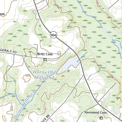 United States Geological Survey Gaddysville, NC (2022, 24000-Scale) digital map