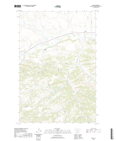 United States Geological Survey Gage, MT (2020, 24000-Scale) digital map