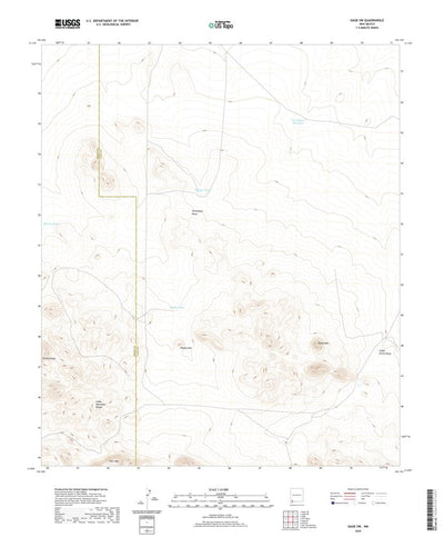United States Geological Survey Gage SW, NM (2020, 24000-Scale) digital map