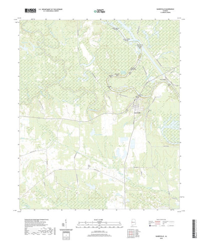 United States Geological Survey Gainesville, AL (2020, 24000-Scale) digital map