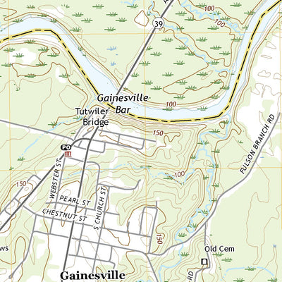 United States Geological Survey Gainesville, AL (2020, 24000-Scale) digital map