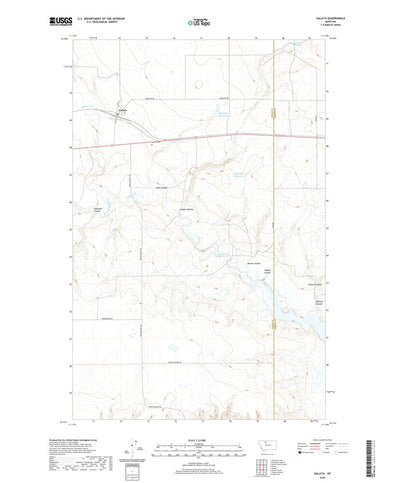 United States Geological Survey Galata, MT (2020, 24000-Scale) digital map