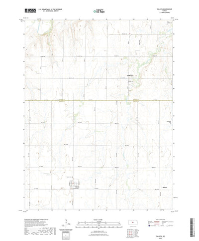 United States Geological Survey Galatia, KS (2022, 24000-Scale) digital map