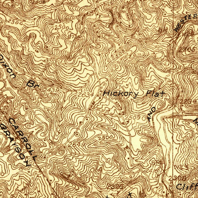 United States Geological Survey Galax, VA-NC (1931, 48000-Scale) digital map