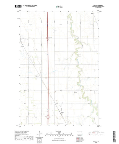 United States Geological Survey Galchutt, ND (2020, 24000-Scale) digital map
