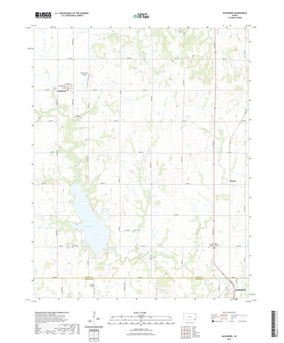 United States Geological Survey Galesburg, KS (2022, 24000-Scale) digital map