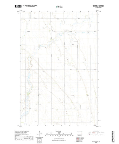 United States Geological Survey Galesburg SE, ND (2020, 24000-Scale) digital map