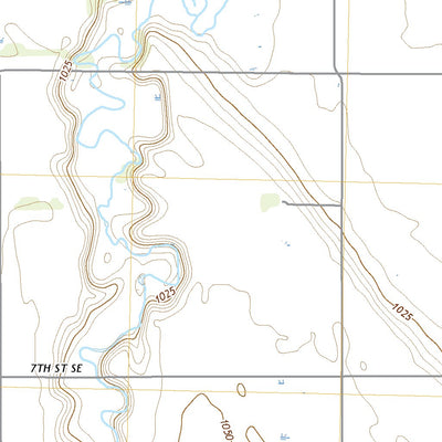 United States Geological Survey Galesburg SE, ND (2020, 24000-Scale) digital map