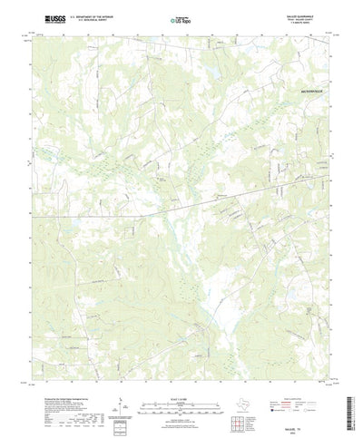 United States Geological Survey Galilee, TX (2022, 24000-Scale) digital map