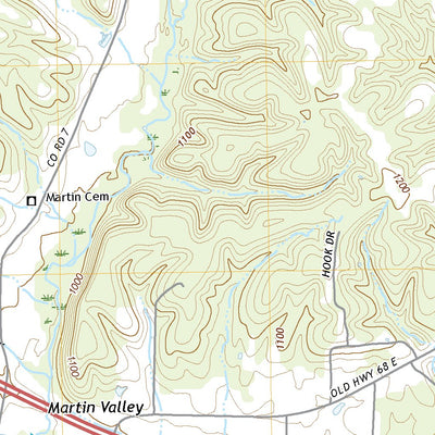 United States Geological Survey Gallatin, AR (2020, 24000-Scale) digital map