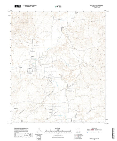 United States Geological Survey Galleta Flat East, AZ (2021, 24000-Scale) digital map