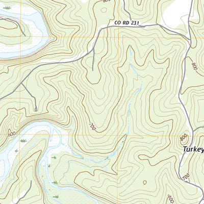 United States Geological Survey Gamaliel, AR (2020, 24000-Scale) digital map