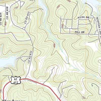 United States Geological Survey Gamaliel, AR (2020, 24000-Scale) digital map