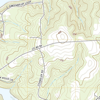 United States Geological Survey Gantt, AL (2020, 24000-Scale) digital map