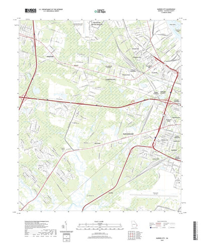 United States Geological Survey Garden City, GA (2020, 24000-Scale) digital map