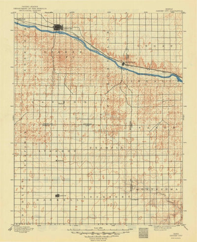 United States Geological Survey Garden City, KS (1896, 125000-Scale) digital map