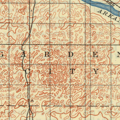 United States Geological Survey Garden City, KS (1896, 125000-Scale) digital map