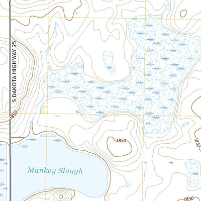 United States Geological Survey Garden City, SD (2021, 24000-Scale) digital map
