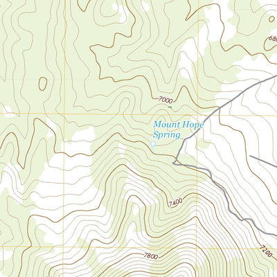 United States Geological Survey Garden Pass, NV (2021, 24000-Scale) digital map