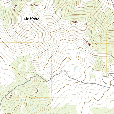 United States Geological Survey Garden Pass, NV (2021, 24000-Scale) digital map