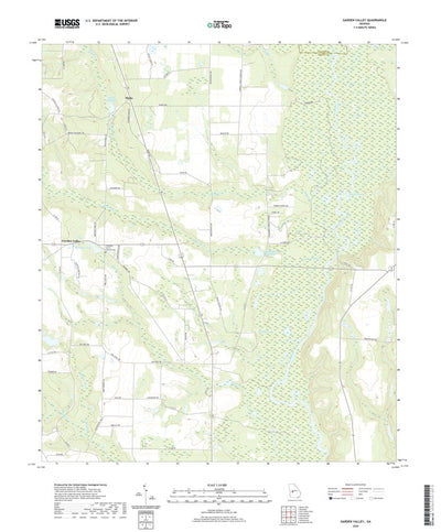 United States Geological Survey Garden Valley, GA (2020, 24000-Scale) digital map