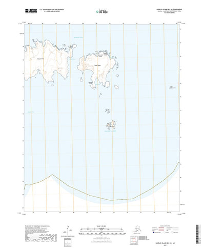 United States Geological Survey Gareloi Island B-2 SW, AK (2021, 25000-Scale) digital map